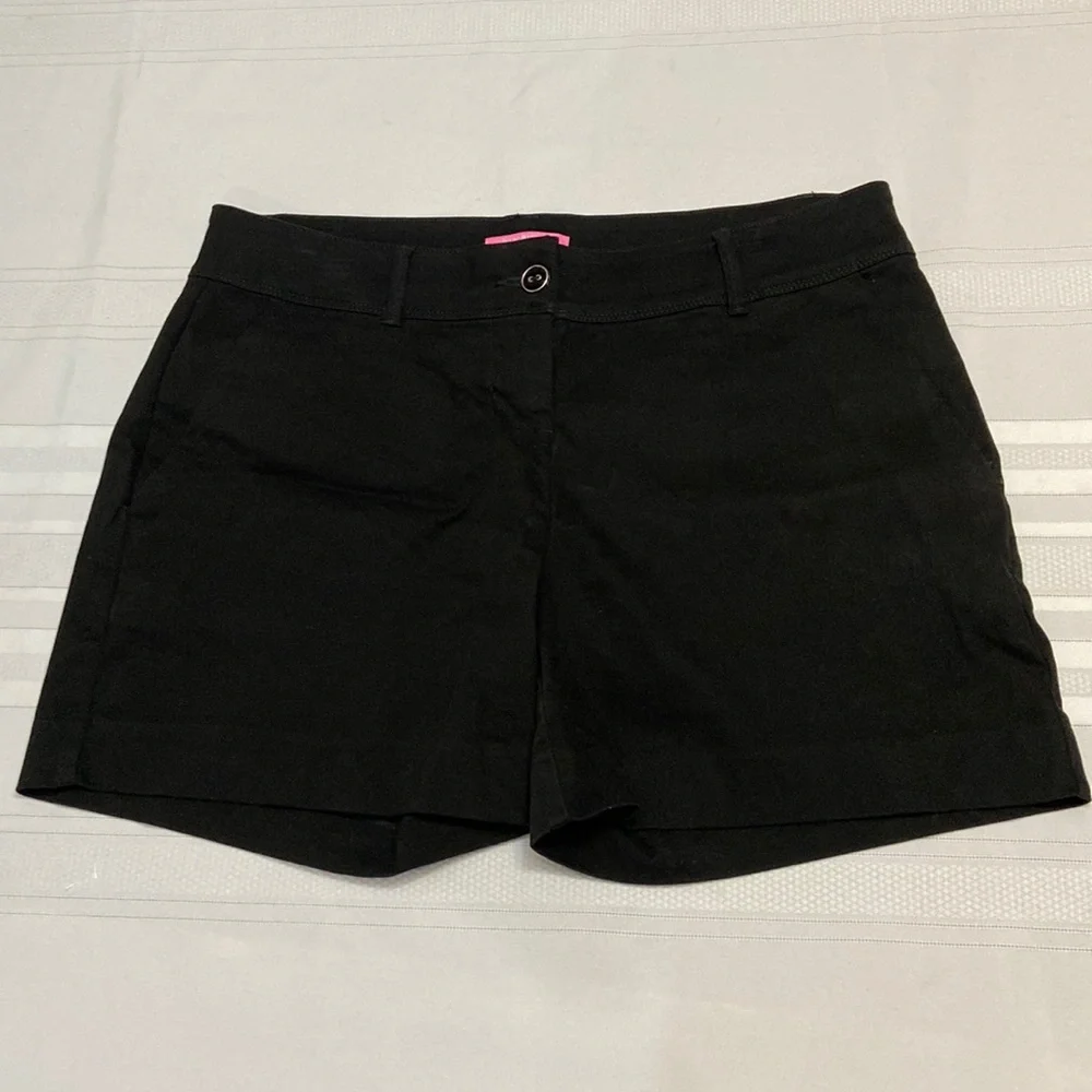 Black Stretch Womens Shorts Excellent Used Condition! Size 10
